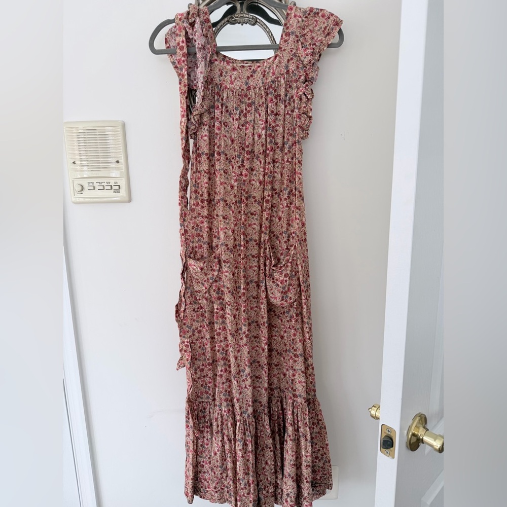 DOEN SONNET DRESS PINK VALLEY FLORAL